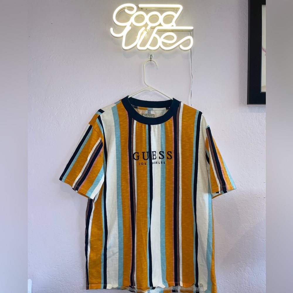 Guess originals men stripped t-shirt
